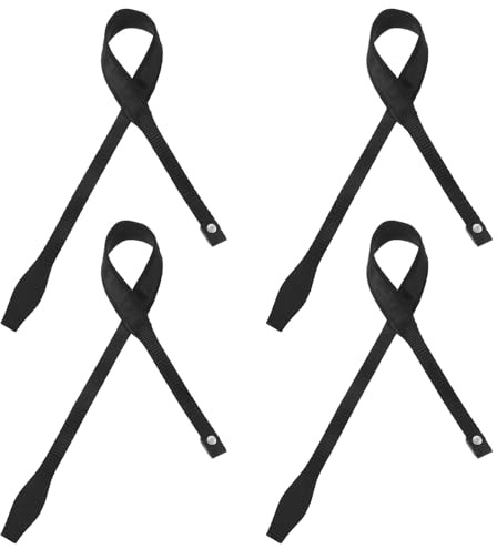 Mikikit 4paio Cinghie da Sci per Tavole da Sci Cinturini Regolabili per Bastoncini da Trekking Cinturini da Polso per Bastoncini da Passeggio Accessori da Trekking