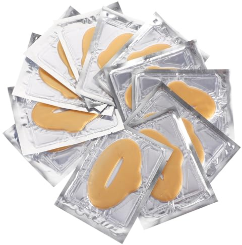 NUOBESTY Maschere per Labbra Idratanti e Nutritive 25 Pezzi Vegetale per Labbra e Riduzione Rughe in Vita Quotidiana