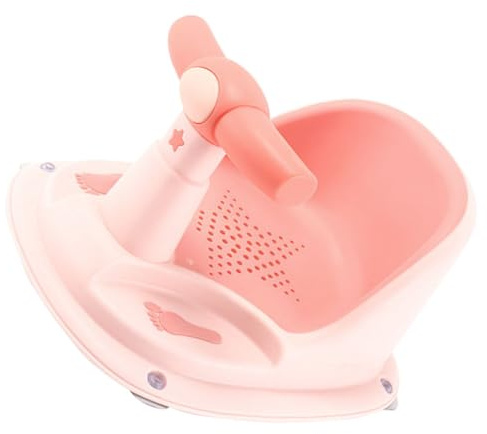 Toddmomy Asiento de Baño para Ñiño de 6 a 12 Meses Diseño Ergonómico y Soporte Antideslizante, Adecuado para Casa y Apartamento, Material Pp y Tpe