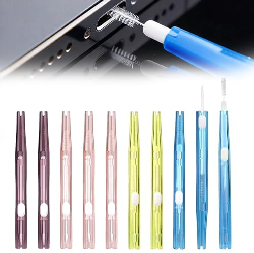10 Pack Phone Cleaning Kit, Charger Port Cleaner for iPhone and USB C | Compact cleaning kit removes dust from charging ports, speakers and earbuds for cleaner devices and better daily use.