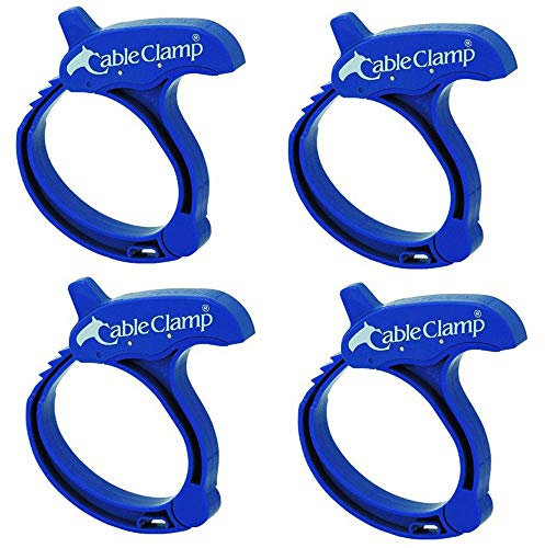 4X Small Cable Clamp Cable Tidy Quick Connect Quick Release Cable Management