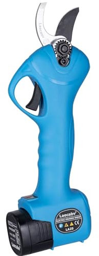 Laecabv Cesoie Elettriche Forbici 16.8V 25mm Elettriche da Potatura Secateur con 2 Batteria Forbice da Potatura per Giardinaggio Albero Albero da Frutta Entro la potatura delle Viti