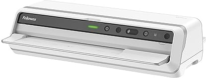 Fellowes Venus Laminiergerät A3 zum Heißlaminieren von 80-250 Mikron Laminierfolien, Intensivgebrauch, automatischer Rückwärtsgang, inkl. 10 Laminierfolien, weiß