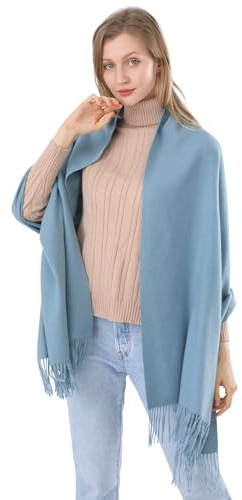 ACNCN Womens Cashmere Scarf Pashmina Shawl Wraps 300g Extra Large Cashmere Thick Scarves for Winter