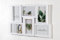 Wackadoo Bilderrahmen Collage weiß für 6 Bilder Rahmen Bilderrahmen Format 10x15 weiß querformat Wandgalerierahmen Fotorahmen Bilderrahmen für mehrere bilder