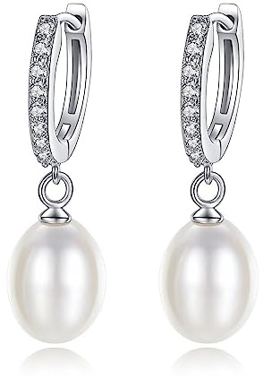 Ohrringe Silber 925 Creolen With Moon And Star Drop, Tropfen Ohrringe For Women Silber Creolen Damen 925 Hypoallergenic Jewelry Ohrringe Hängend SilberFor Girls and Men 2PCS
