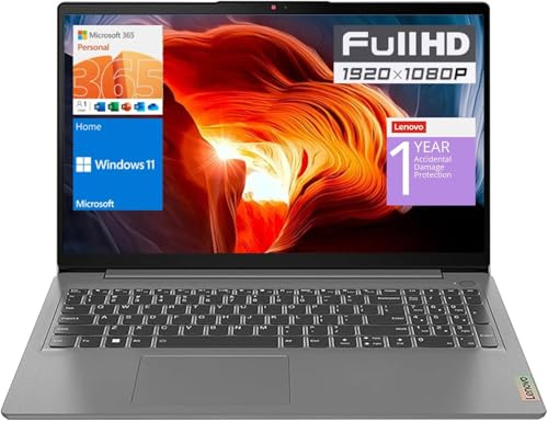 LENOVO IdeaPad 1 - Computer portatile, display FHD da 15,6, processore Intel Celeron N4500, 20 GB di RAM, SSD da 1 TB, lettore di schede SD, tastierino numerico, HDMI, Wi-Fi 6, Windows 11 Home, 1