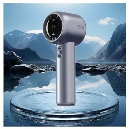 CAMEKIAY Battery Fans Portable Rechargeable 100 Gears, Continuously Variable Speed, Usb Fans 9 Seconds High Wind Speed, Powerful Fan Portable Fan For Travel,Grey