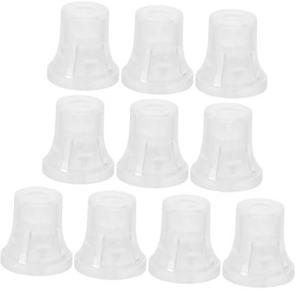 BUGUUYO 10pcs Picture Nails for Walls Plastic Standoff Fixings Screw Bolts Kit Washers