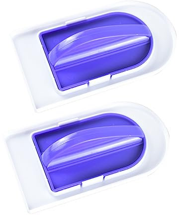 CIYODO de Pasteles 2 Piezas Espátula Extraíble para Hornear Alisador de Fondant Mango Ergonómico Herramienta de Decoración de Pasteles Cocina Multifuncional de Limpiar