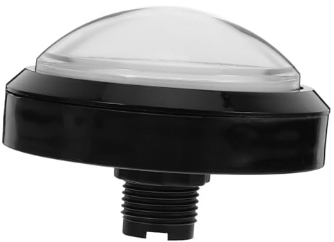 CLISPEED Botón De Respuesta para Máquina Blanco con Luz Pulsador Redondo Autorrestablecible para Competiciones Festivas