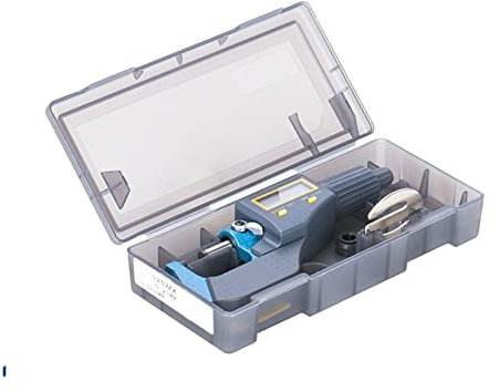 KONGMM Micromètre d'extérieur Micromètre numérique 0.001mm 0-25/50/75 / 100mm Micromètres de micromètres électroniques de micromètres de Calibre avec LCD Outils de Mesure d'écran(0-25mm)