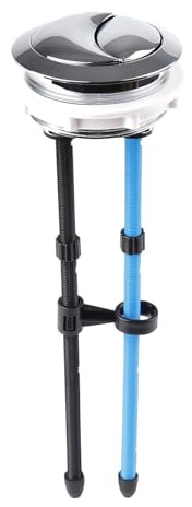 perfk Botón de descarga de tanque de inodoro Botón de doble descarga Accesorio de tanque de inodoro multifunción para dormitorio universitario Baño de, L