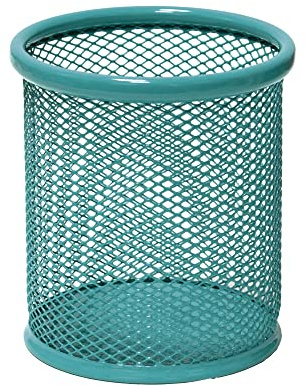 Plus Office Plus 190 – Pot à crayons métallique, couleur turquoise