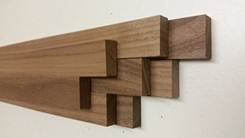 aus eigener handwerklichen fertigung: 10 Nussbaumleisten 1000x32x14mm