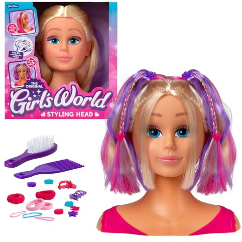 John Adams 10460 Fashion Head, Frisör, Styling, Multicolor, 5020674104601