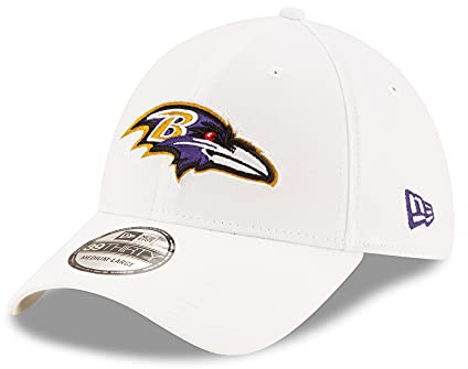 New Era NFL Cappello 39thirty Cappello da Baseball Football Americano NFL Core Logo Colori della squadra, S/M