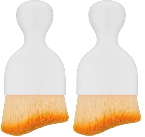 cobee Brosse Douce de Nettoyage d'intérieur de Voiture Pas de Rayures, 2 Paquets de brosses de Nettoyage de Voiture Duster avec Poils Doux, brosses de dépoussiérage de l'espace de (Style E)