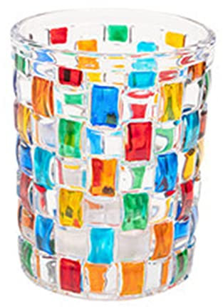 Zeizafa Copas de vino pintadas a mano sin tallo manual España Arte Cristal Copa de vino para línea creativa tazas de vidrio 2 tazas de café pintadas a mano