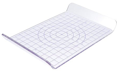 ULDIGI Clay Pressing Plate Pottery Sculpture Board for Clay Crafts Lightweight Modelling Plate for Beginners Professionals Safe Polished Corners Craft Enthusiasts