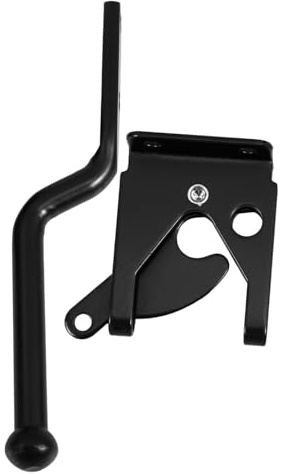 Anneome Chiavistello Per Cancello in Legno Serratura Automatica Per Recinzione Esterno Bullone Scorrevole in Ferro Design Semplice e Affidabile Installazione Facile 144mm (nero)
