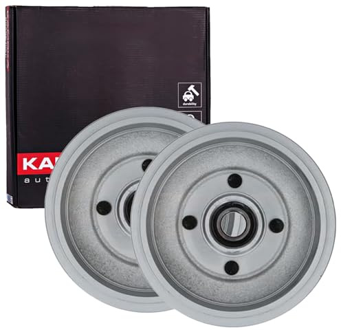 2X Kamoka Bremstrommeln hinten | 2x 104031 Kompatibel mit Fiesta V (jh_, Jd_),fusion (ju_)
