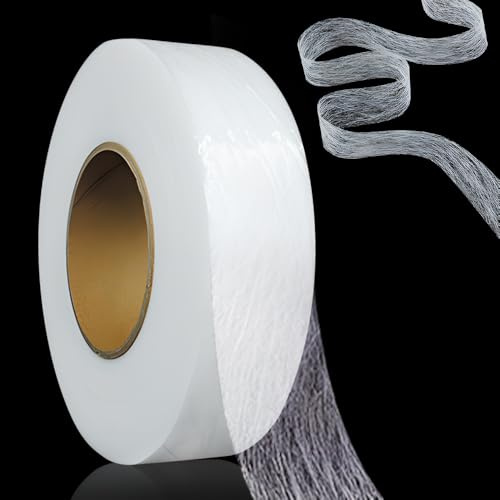 ComedyKing Saumband zum Aufbügeln, Bügelband zum Aufbügeln, Saumband Selbstklebend Bügelband Hose Kürzen Textilklebeband auf Textilien wie Hosen Gardinen Vorhänge Hochwertiges Saumfließ (3cm)