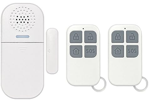 Pesderty Tuya Wireless Smart Door Window Sensor System OperacióN de Control Remoto Alarma Antirrobo Door Window Dual Remote