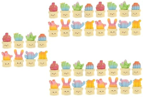 Toyvian 5 Series Planta En Maceta De Cactus Suculentas En Conserva Mini Figuras para Plantas Decoración De Plantas Realistas Figuras De Escritorio Pequeñas Figuras Resina 8 Piezas X 5