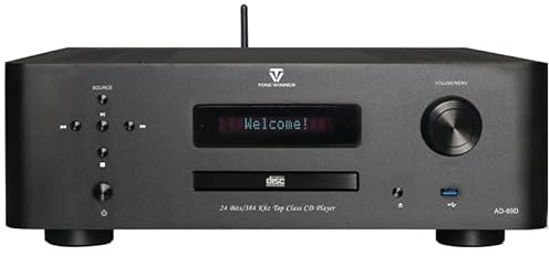 Tonewinner AD-89D Amplificatore Hi-Fi integrato con lettore CD, lettore multimediale in streaming, decoder preamplificatore e amplificatore