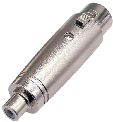 Oshhni XLR-Adapter, Gender Changer, effektiver tragbarer Anschluss, Mikrofonkonverter für Unterhaltung, Spiel, Stream, Gesang, Sprache, Female