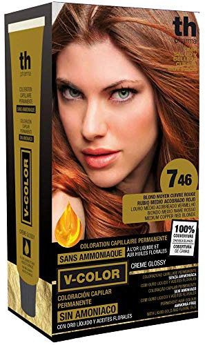 Thader Th Pharma V-Color Sin Amoniaco Kit Coloración Capilar Permanente