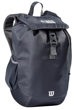 Wilson NBA Forge Rucksack, mit robustem Außenmaterial und großzügigem Fassungsvermögen, Anpassbare Träger, Farbe: Grau