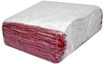SKY & LAND SAVING YOU MORE Dishcloths Cleaning Cloths Cotton White 30 x 50cm Extra Large (10)