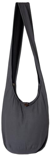 PANASIAM Schulterbeutel Damen & Herren - Große & leichte Schultertasche | Unisex Baumwolltasche, Umhängetasche, 2 Größen mit Reißverschluss & extra Innentasche, robust & pflegeleicht, Baumwolle