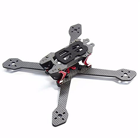 XYWOPO Carbonfaser-Rahmensatz, 4 mm unabhängiger Arm, FPV-Racing-Drohnenunterstützung, 2205, 2206, 2305, 2306, 2600 kV-Motor Quadrocopter-Rahmenarme
