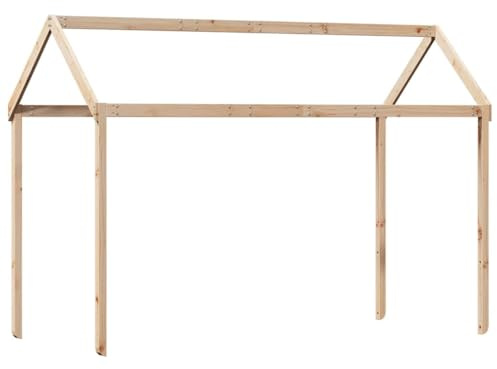 vidaXL Dach für Kinderbett 217x95,5x159 cm Massivholz Kiefer