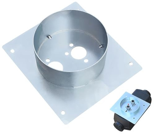 Hojalis Diesel Heater Mounting Plate, 60mm High Diesel Heater Mounting Plate Bracket, Turret Planar Parking Heater, Stainless Steel Mounting Bracket for Parking Auxiliary Heating(20x18cm)