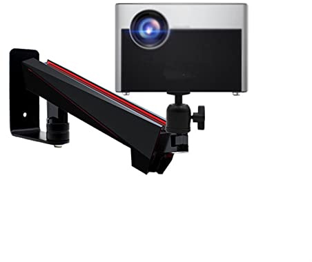 Extendable Projector Projector Shelf Micro Universal Projector Wall Mount Rack Living Room Bedroom Conference Room Rotating Heavy-Duty Projector Shelf Adjustable Projector Wall Mount