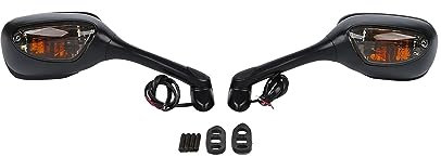 YIJIAVSX Motorradspiegel Motorradspiegel Für Suzuki GSXR 600 GSX-R 750 2006-2021 GSXR 1000 2005-2015 K6 K7 K8 Rückansicht Blinker Motorrad Spiegel Motorradspiegel(2)