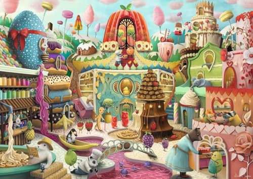Ravensburger Puzzle 12001195 - Sweet Street - 1000 Teile Puzzle für Erwachsene und Kinder ab 14 Jahren