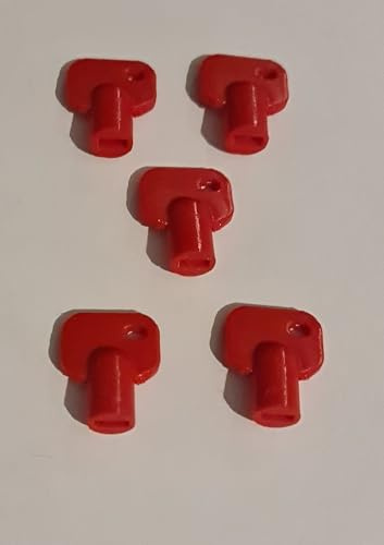 Lockshield Radiator Valve Keys 7x3mm | Myson Matchmate | Microbore Tools | 5-Pack Durable PLA
