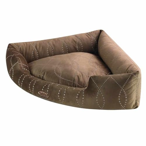 Nobby Komfort Eckbett CENO braun 60 x 60 x 17 cm
