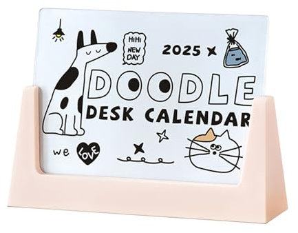 zuousxbs Tischkalender 2025, Monatsplaner, 12 Monatsblätter, Büro-Schreibtisch, Monatskalender, Schreibblock für die Terminplanung
