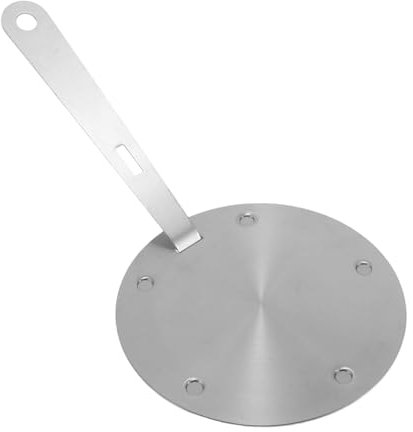 PRETYZOOM Induction Heat Diffuser Plate for Gas Stove Stainless Steel Cooking Interface Disk Multi-functional Defrosting Board for Consistent Heat Distribution for Espresso Machines and