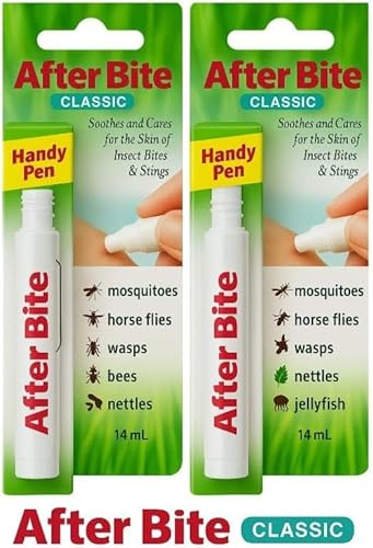 AfterBite Classic - Insect Bite Relief Handy Pen - 14ml 2 Pack | Fast Itch & Sting Relief for Mosquito, Midge, Wasp & Bug Bites | Travel-Friendly First Aid Treatment