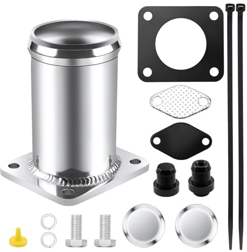 KAOLALI Kit di rimozione valvola EGR compatibile con 3 E46, 5 E60, E61, 7 E65, kit di rimozione valvola EGR per X3 E80, X5 E53 con motori 3.0 M57N, 1171778999, 1117804379