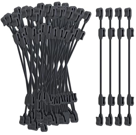 perfk Lot de 100 Attaches de Fixation 3 Positions pour vignes de Jardin, compatibles avec Les Fils de 1,5 à 2,8 mm, 8 cm, 10 cm, 12 cm, pour framboisier,