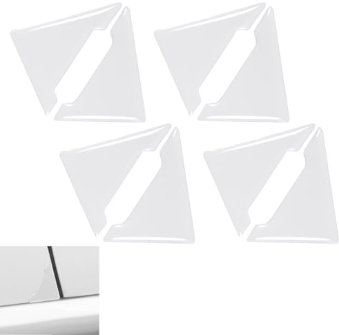 VYNZOR 8 Stück Car Door Protector Eckenschutz transparent, Autotür Kantenschutz gegen Parkrempler, Hochwertige Türkantenschutzfolien für Auto Fronttüren, Invisible Door Edge Guard Film