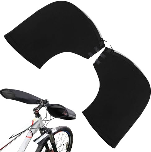 Rukjmqi Manoplas De Manillar De Bicicleta, Guantes De Invierno Impermeables Al Viento, Manguitos De Manillar De Motocicleta, para Ciclismo En Frío Lluvia Y Todo Terreno para Hombres Y Niños